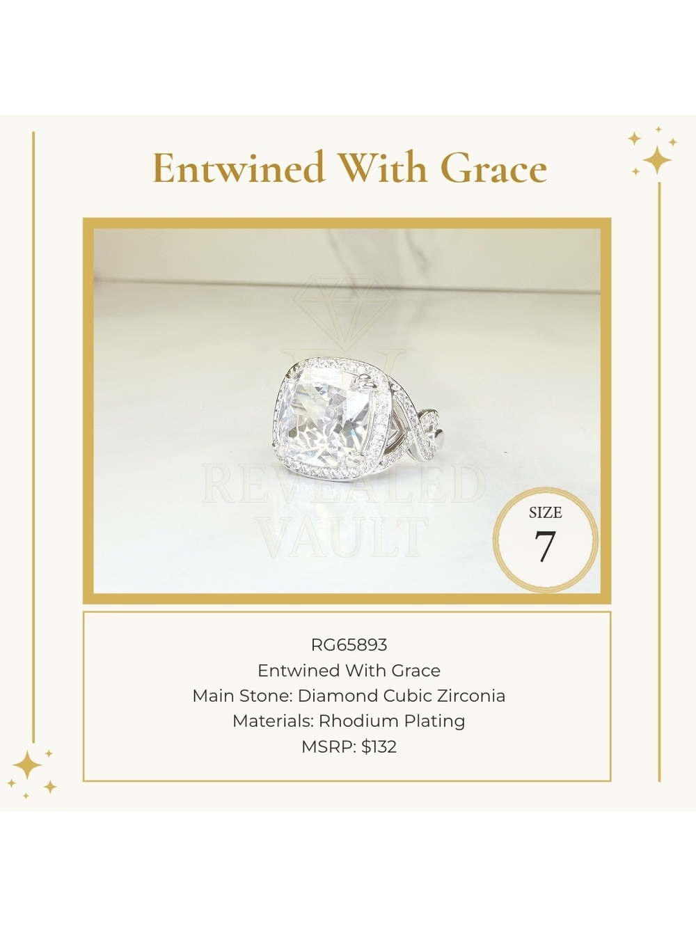 Entwined With Grace- Size 7 - OG